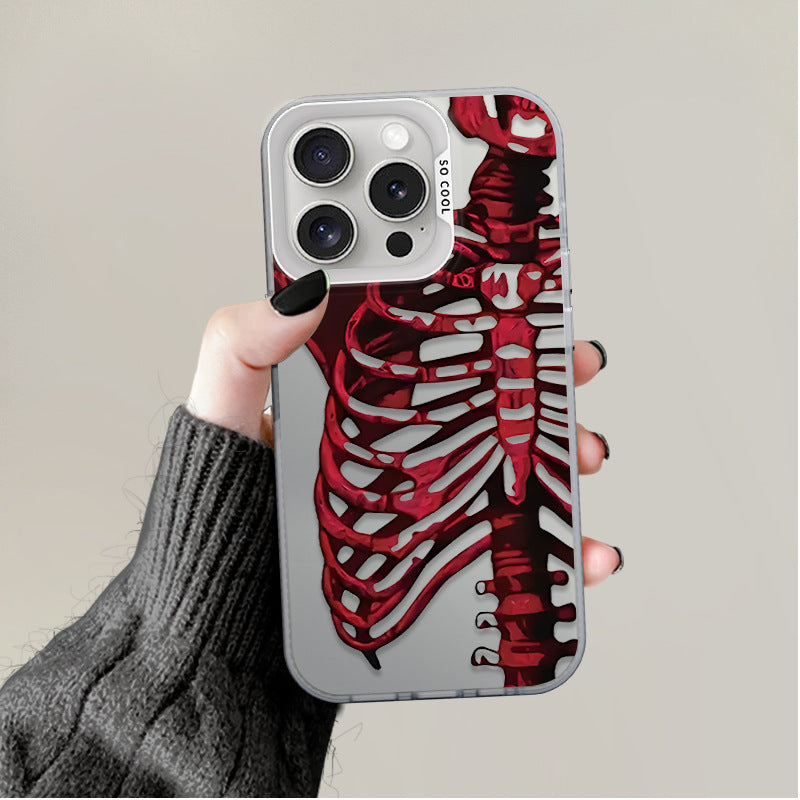 Blood Skull Frame 16promax Phone Case