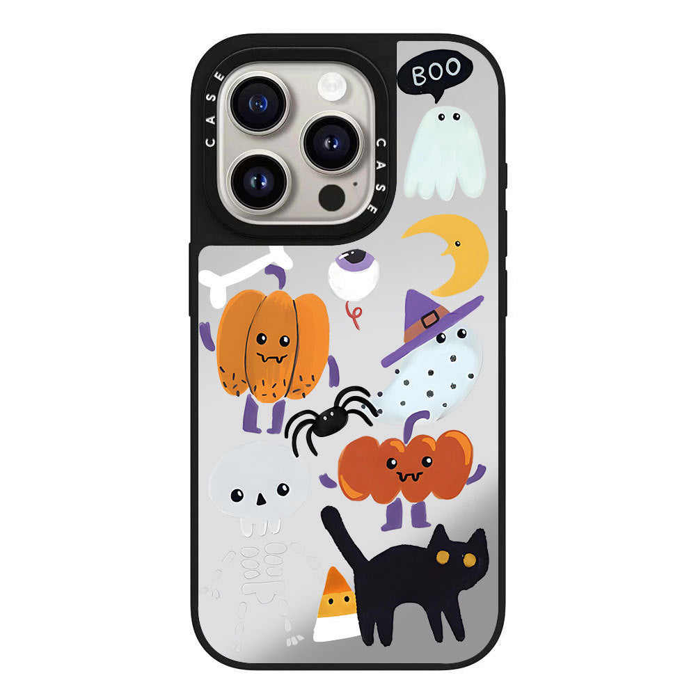 Halloween Pumpkin Evil Expression For IPhone17pro Max Phone Case