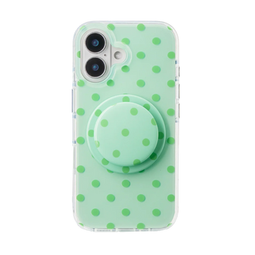 SugarRush Polka Dot | Green MagSafe Phone Case Grip Set