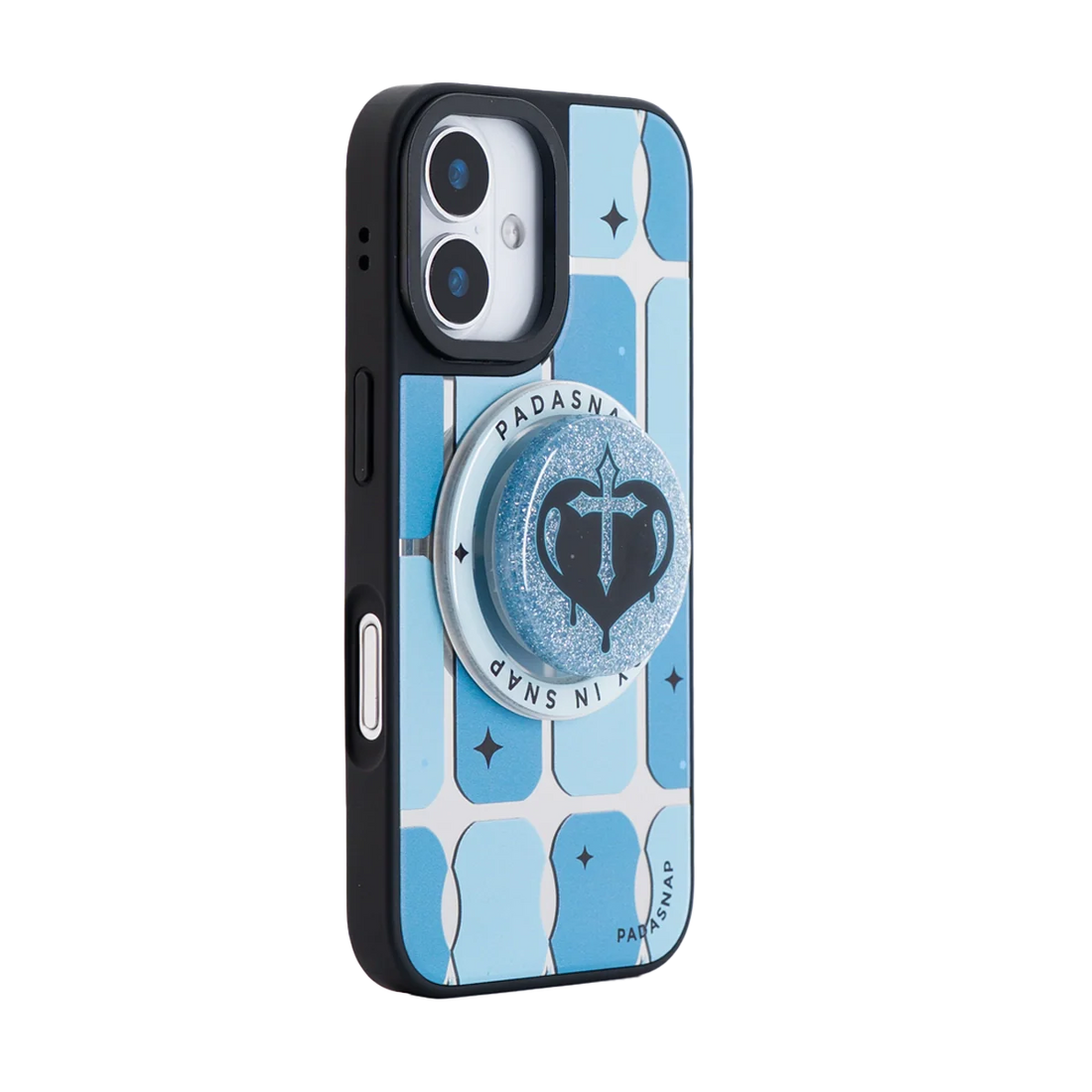 MirrorCharm | Purple MagSafe Phone Case Grip Set