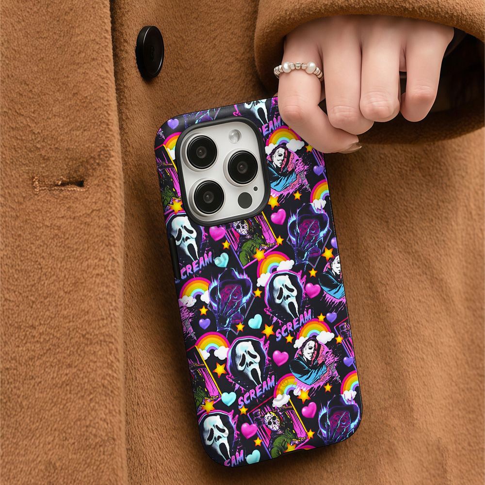 Halloween Double Film IPhone16 Phone Case