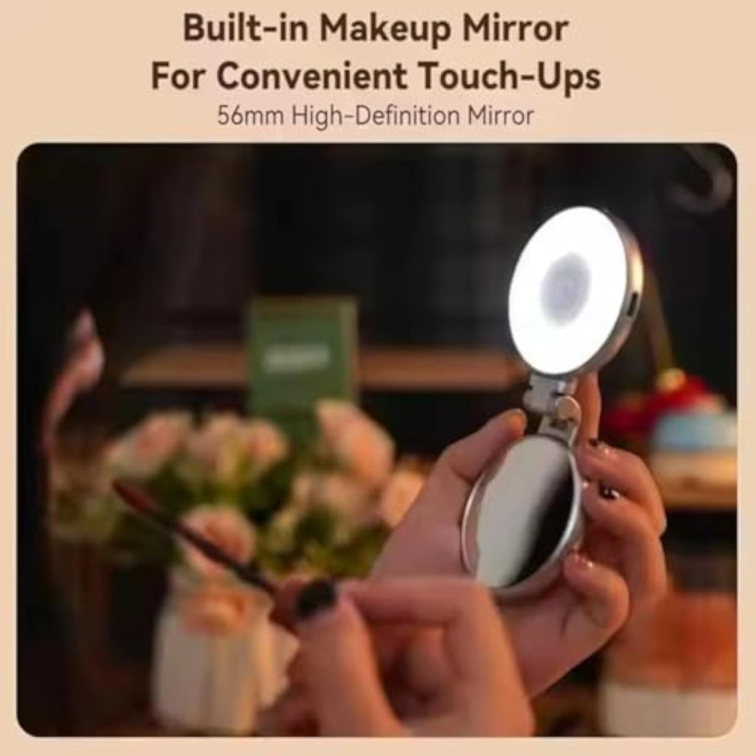 Mobile Phone Magnetic Beauty Fill Light Foldable Three-color Soft Light
