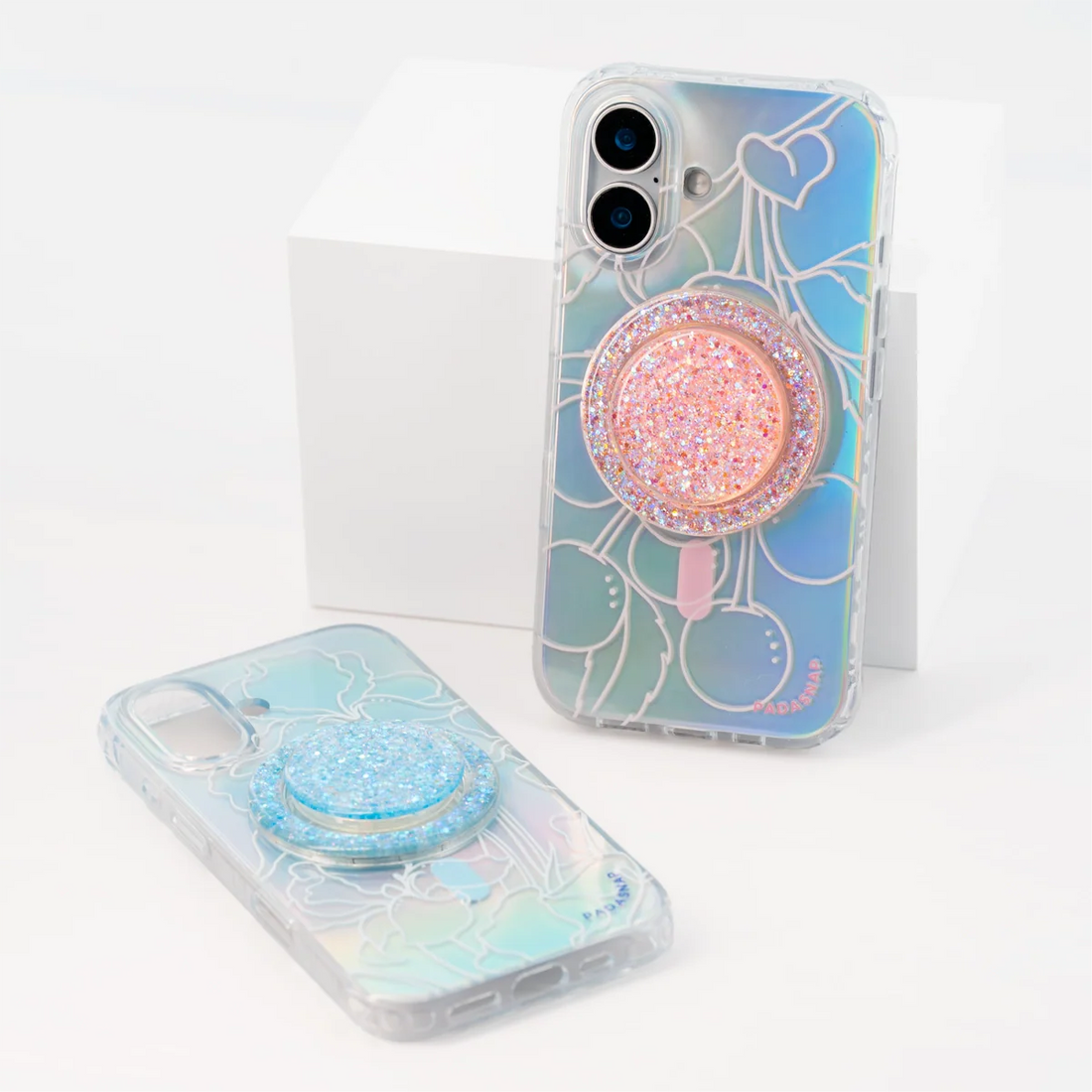 Spectra Grove | Pink MagSafe Phone Case Grip Set