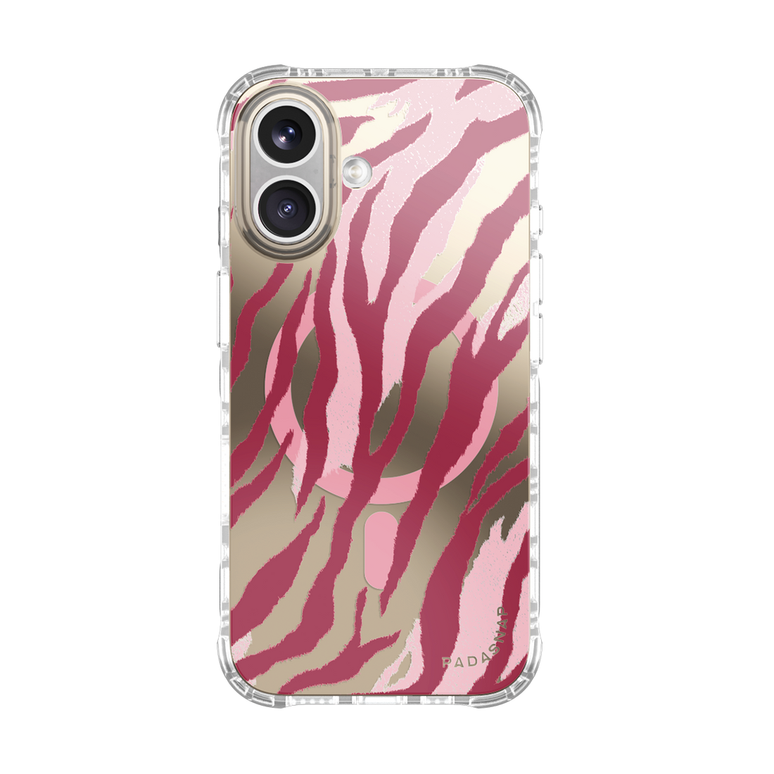 Golden Roar | Pink MagSafe Phone Case Grip Set