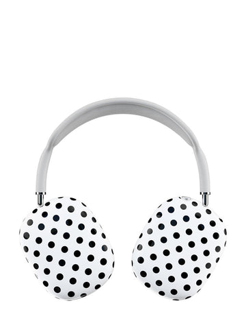 Polka Dot | White and Black Airpod Max Cover