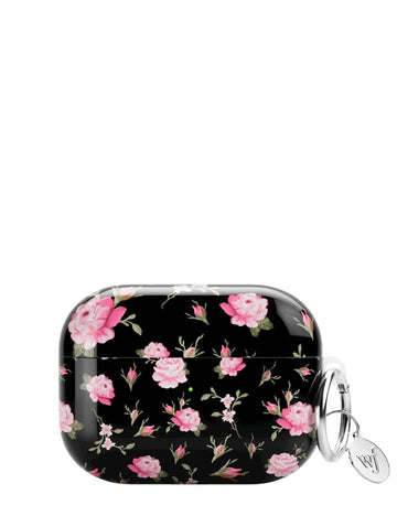 Black and Pink Floral AirPods