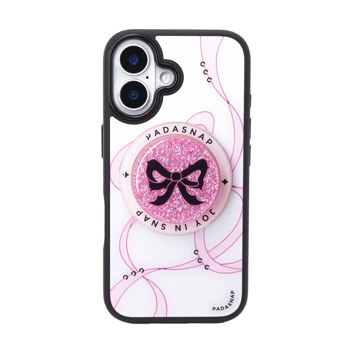 Ballet Ribbons | Pink MagSafe Phone Case Grip Set