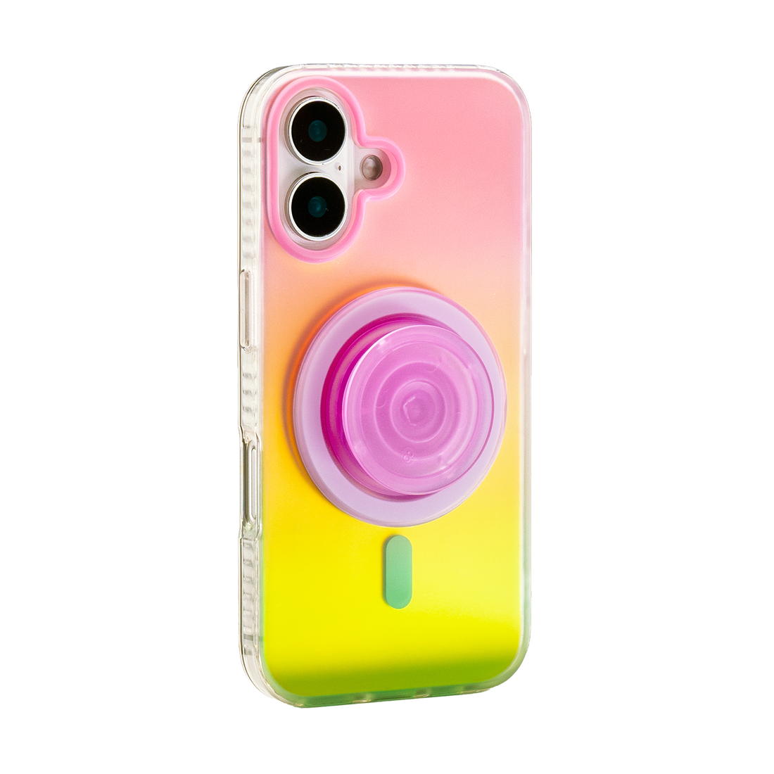 Neon Vibes｜Gradient Orange Frosted MagSafe Phone Case Grip Set