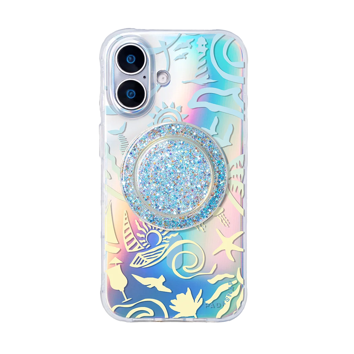Tropic Holiday | Blue MagSafe Phone Case Grip Set