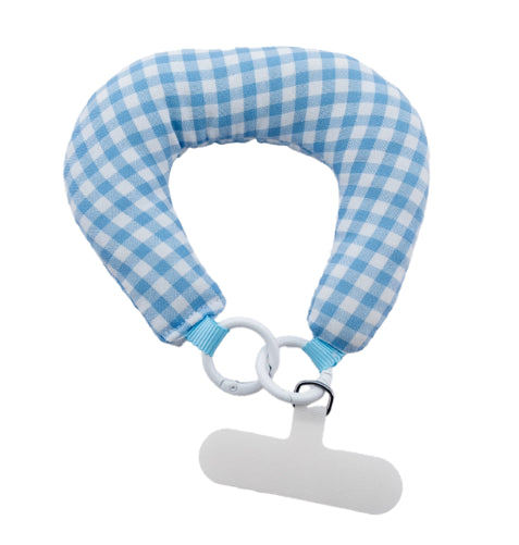 Gingham Loop  | Fabric Phone Charm