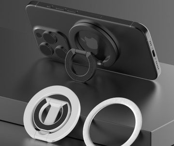 Magsafe Double-sided Magnetic Mobile Phone Bracket Metal Desktop Bracket Alloy Material Thin And Light