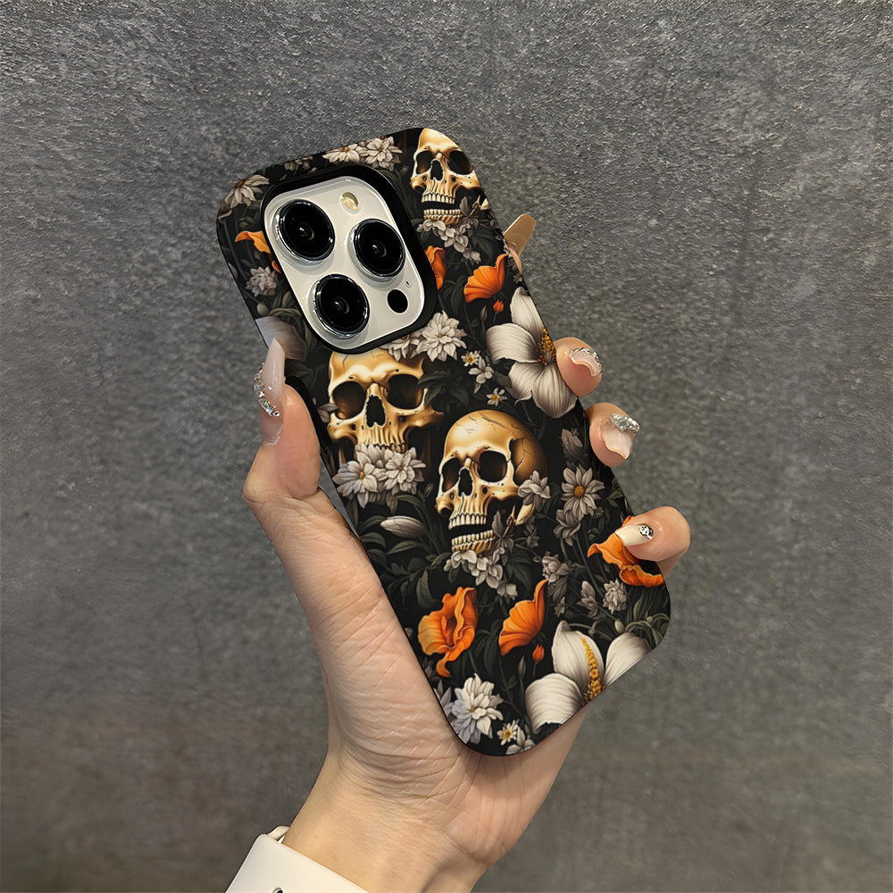 Halloween Skull Double Layer IPhone16 Phone Case