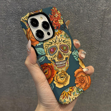 Halloween Skull Dark Wind IPhone16 Phone Case