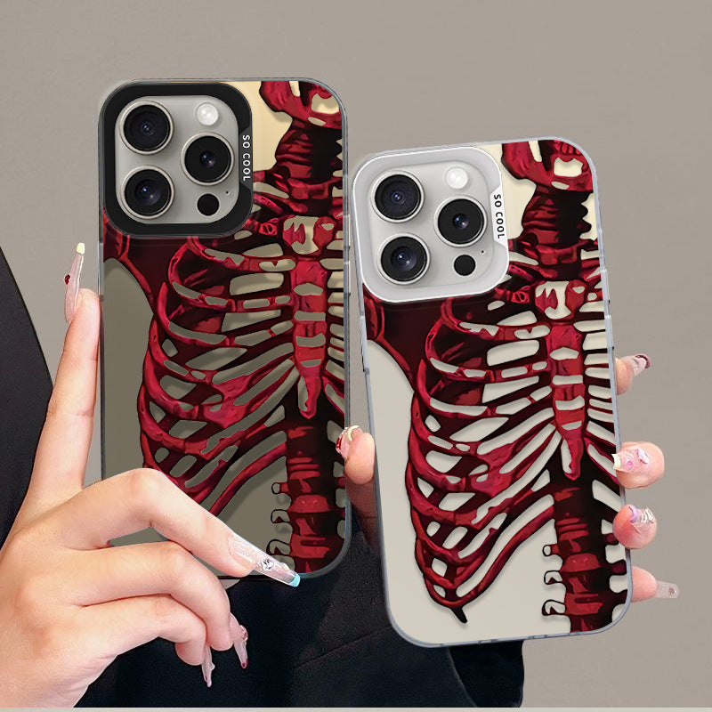 Blood Skull Frame 16promax Phone Case