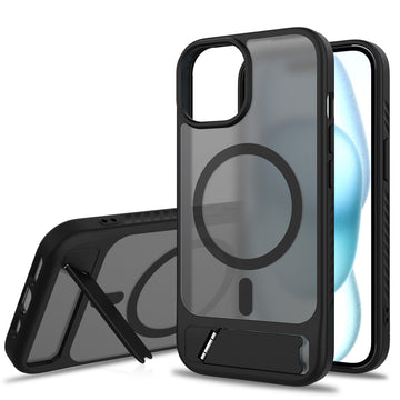 IPhone 17 Universal Magnetic Bracket Phone Case Skin-Sense Magnetic Two-in-One Phone Case