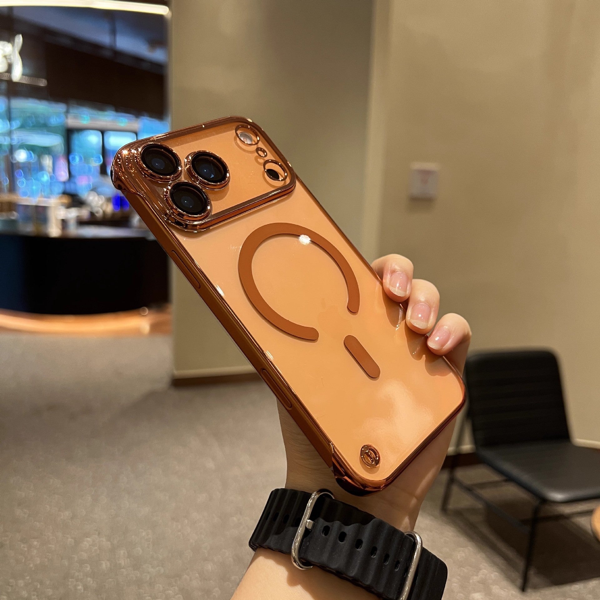 New In Phone Case For IPhone 17 Series - Transparent Frameless Ultra Thin Magnetic Case