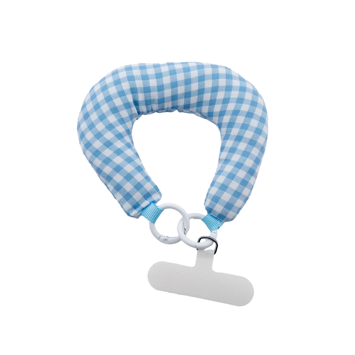 Gingham Loop  | Fabric Phone Charm