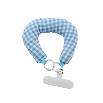 Gingham Loop  | Fabric Phone Charm