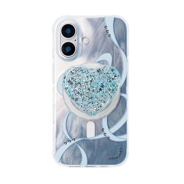 Starry Ribbons | Blue Quicksand MagSafe Phone Case Grip Set