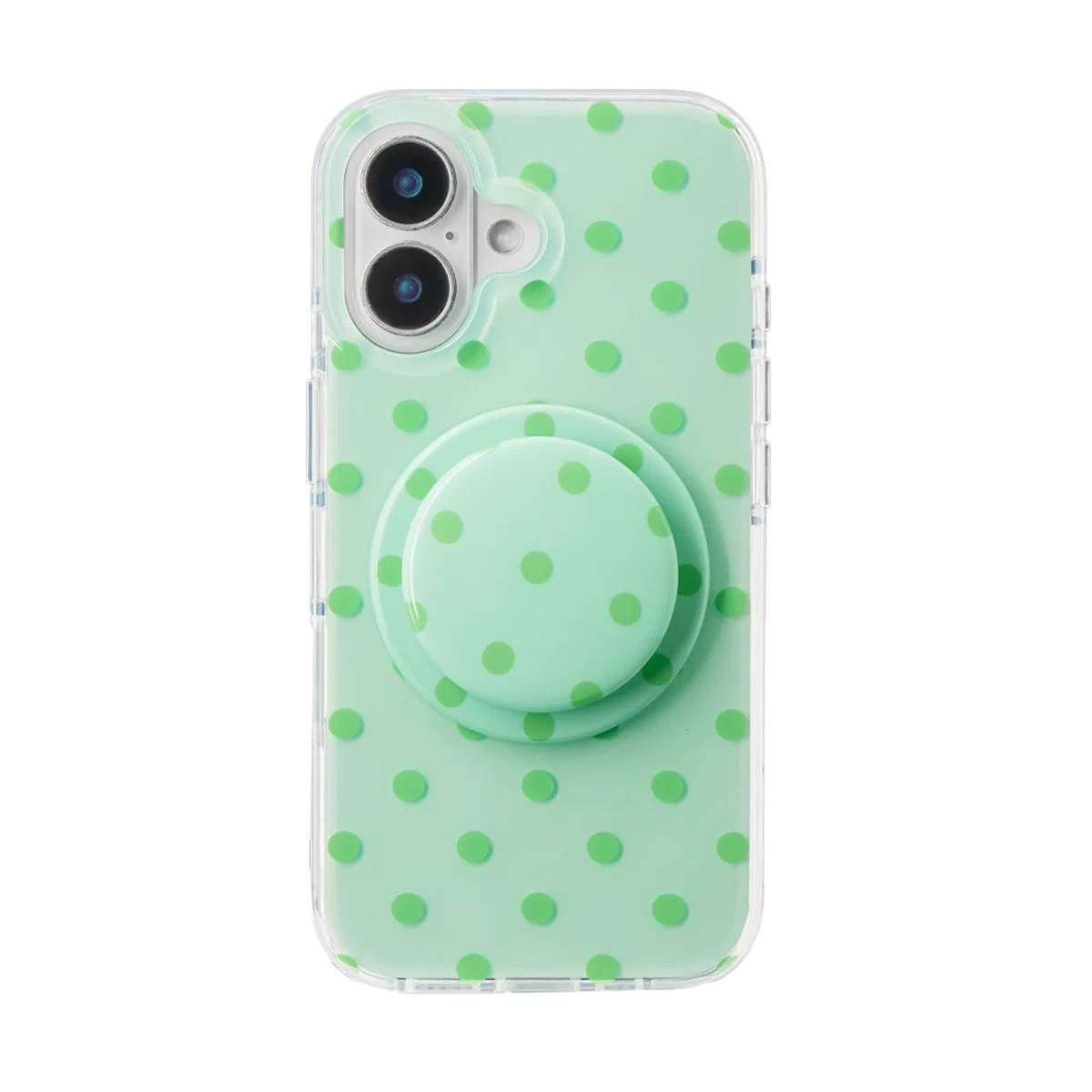 SugarRush Polka Dot | Green MagSafe Phone Case Grip Set