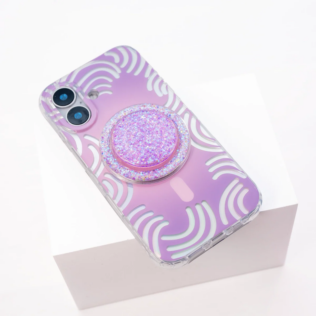 SunnyWrap | Purple MagSafe Phone Case Grip Set