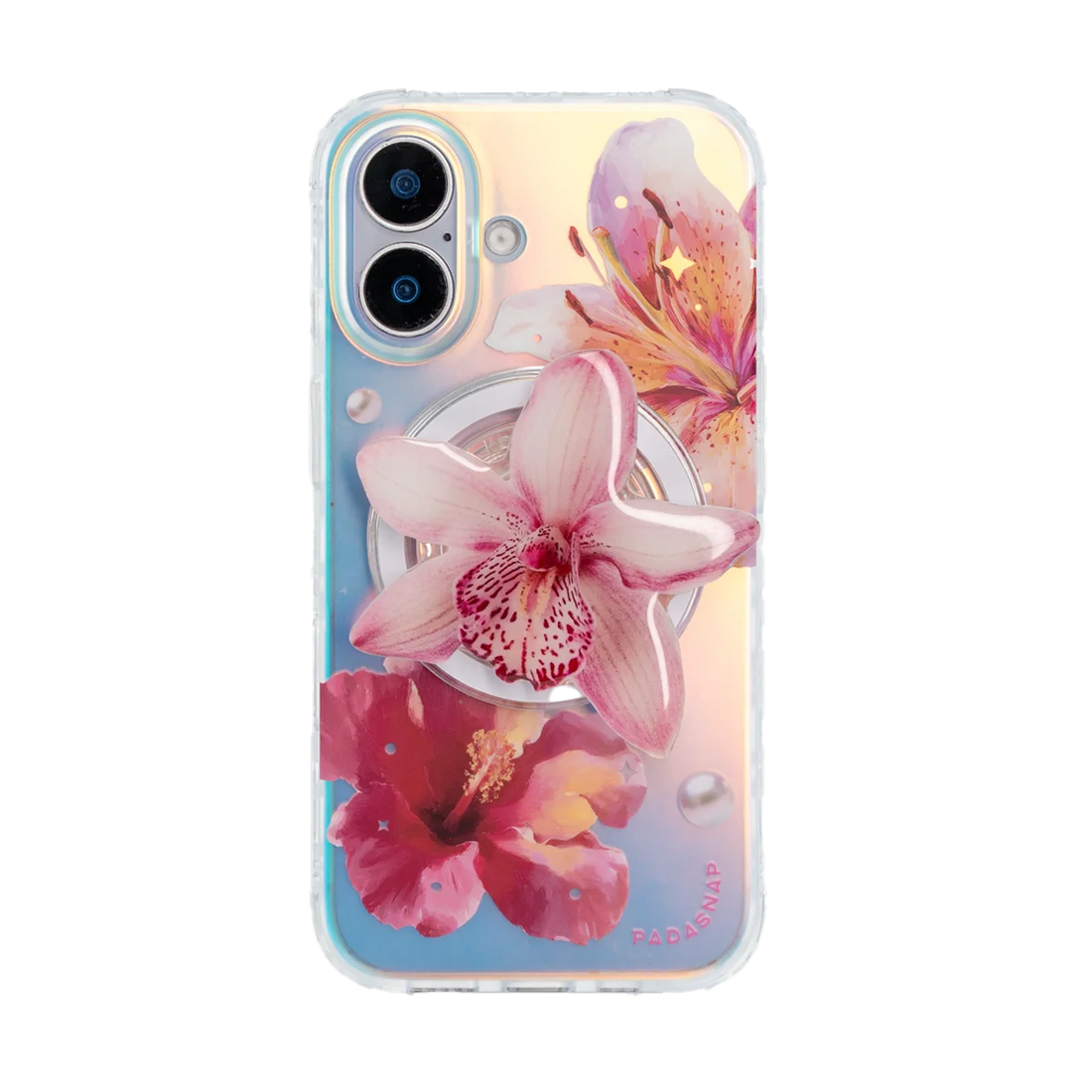 GlamFlora | Blue MagSafe Phone Case Grip Set