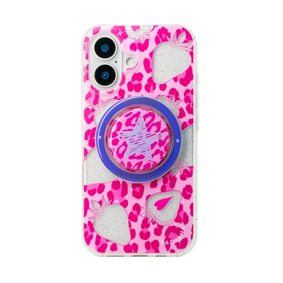 Sassy Jungle | Pink MagSafe Phone Case Grip Set