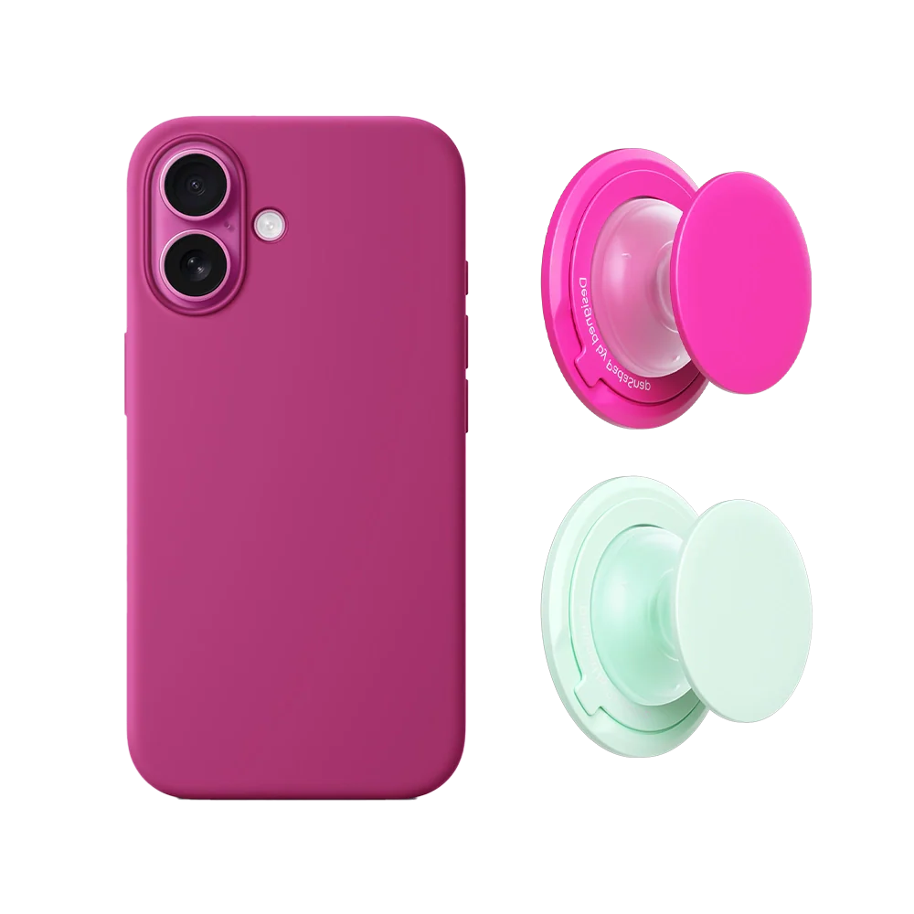 Velvet Touch | Silicone MagSafe Phone Case Grip 3pk Set