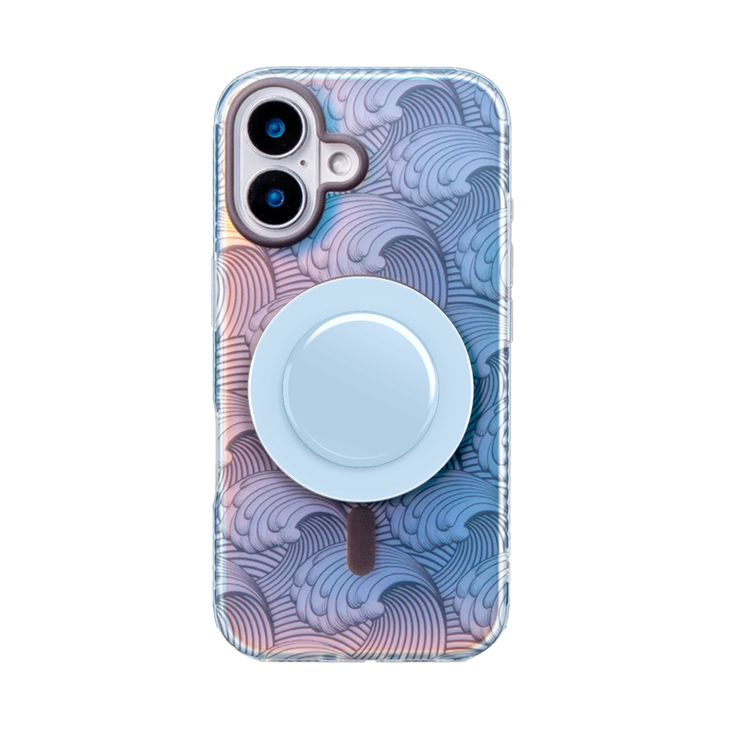 Sea Vibe | Gray MagSafe Phone Case Grip Set