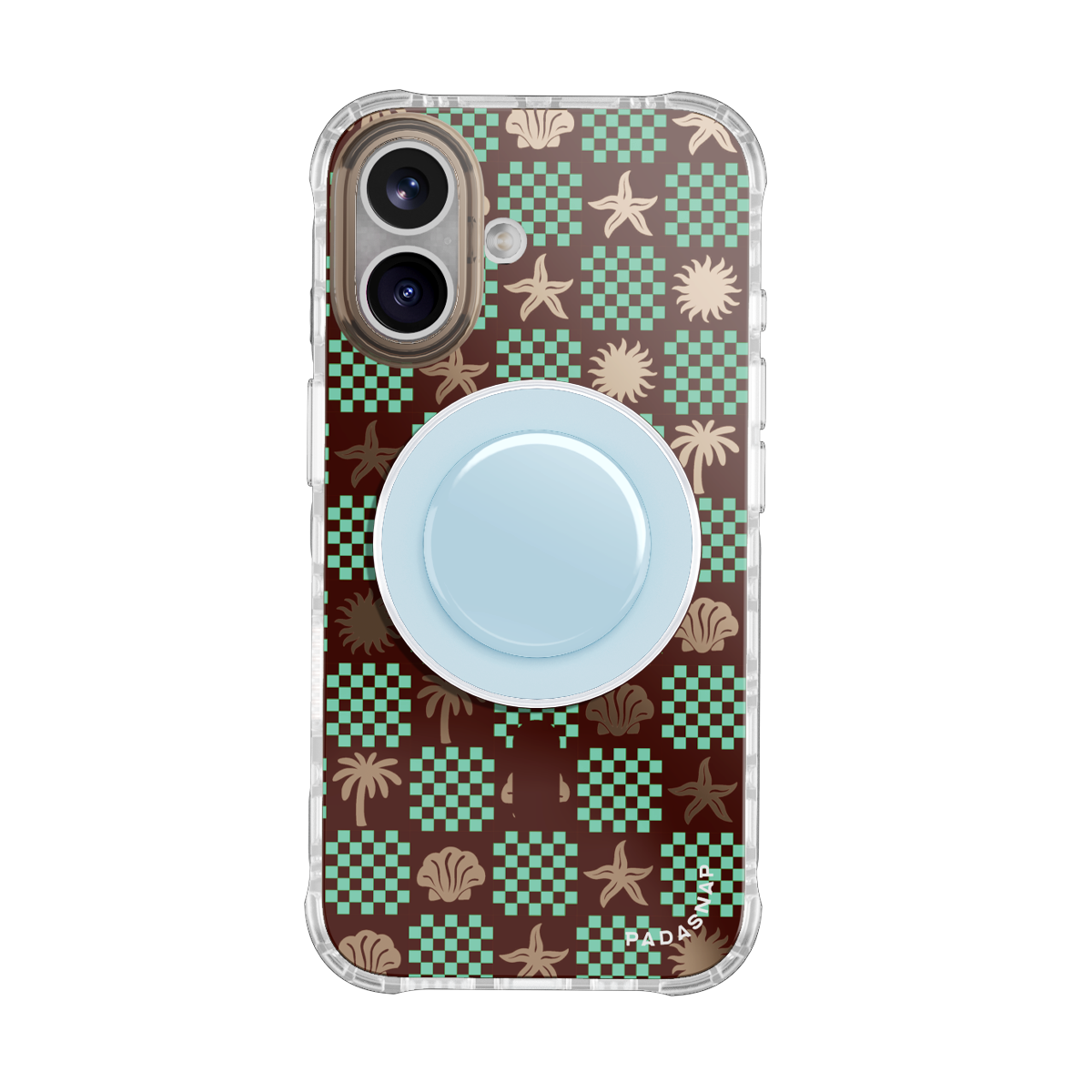 MochaTide | Green MagSafe Phone Case Grip Set