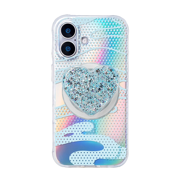 GeoFlow | Blue MagSafe Phone Case Grip Set