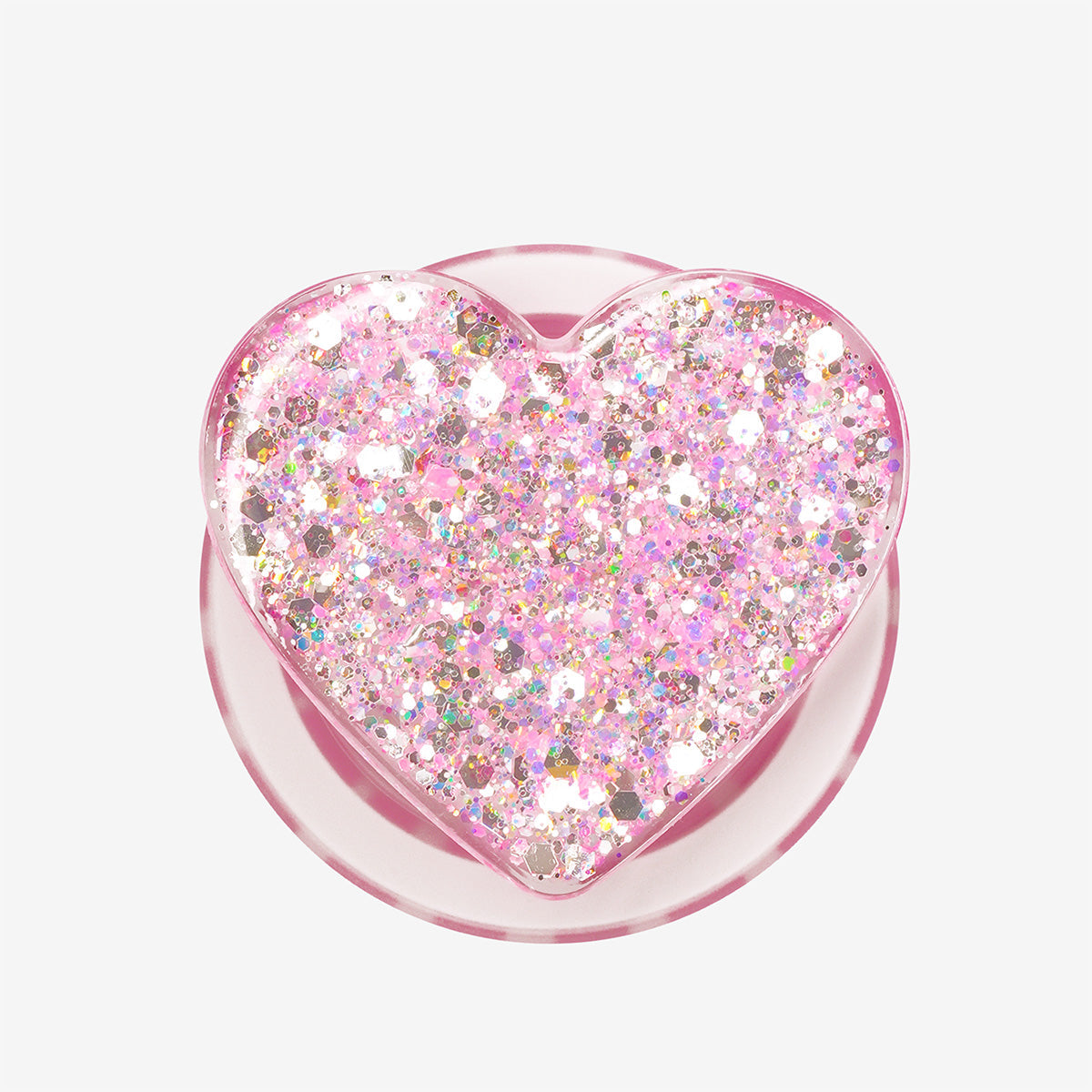 Radiant Hearts | Pink MagSafe PadaSnap Grip