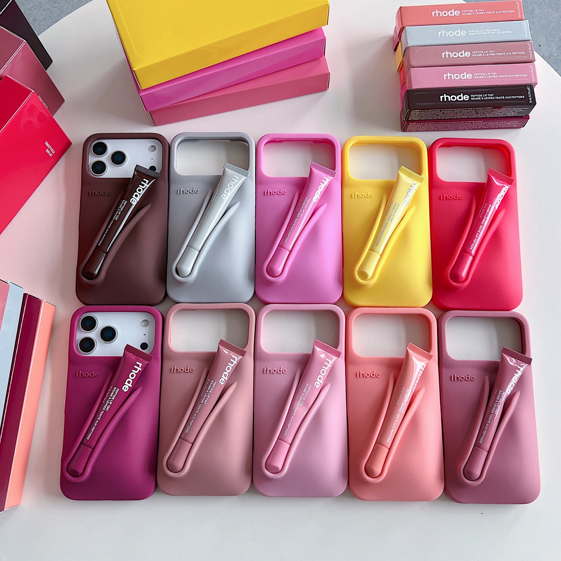 IPhone 17 Pmax Star Lipstick Lip Glaze Lip Gloss Silicone Phone Case