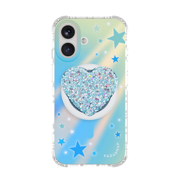 Cosmic Shards | Blue MagSafe Phone Case Grip Set