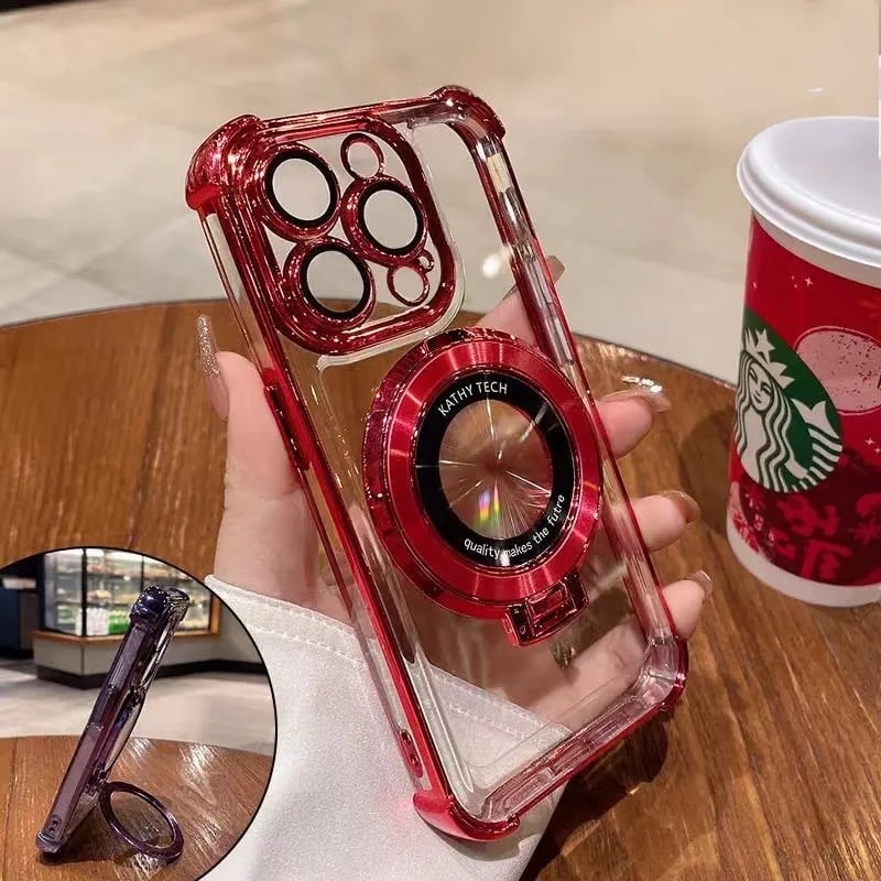 Clearance sale- Airbag Four Corners Anti-Drop Magnetic Bracket Case Cover for iPhone17