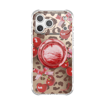 Cherry Luxe | Red MagSafe Phone Case Grip Set
