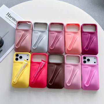 IPhone 17 Pmax Star Lipstick Lip Glaze Lip Gloss Silicone Phone Case