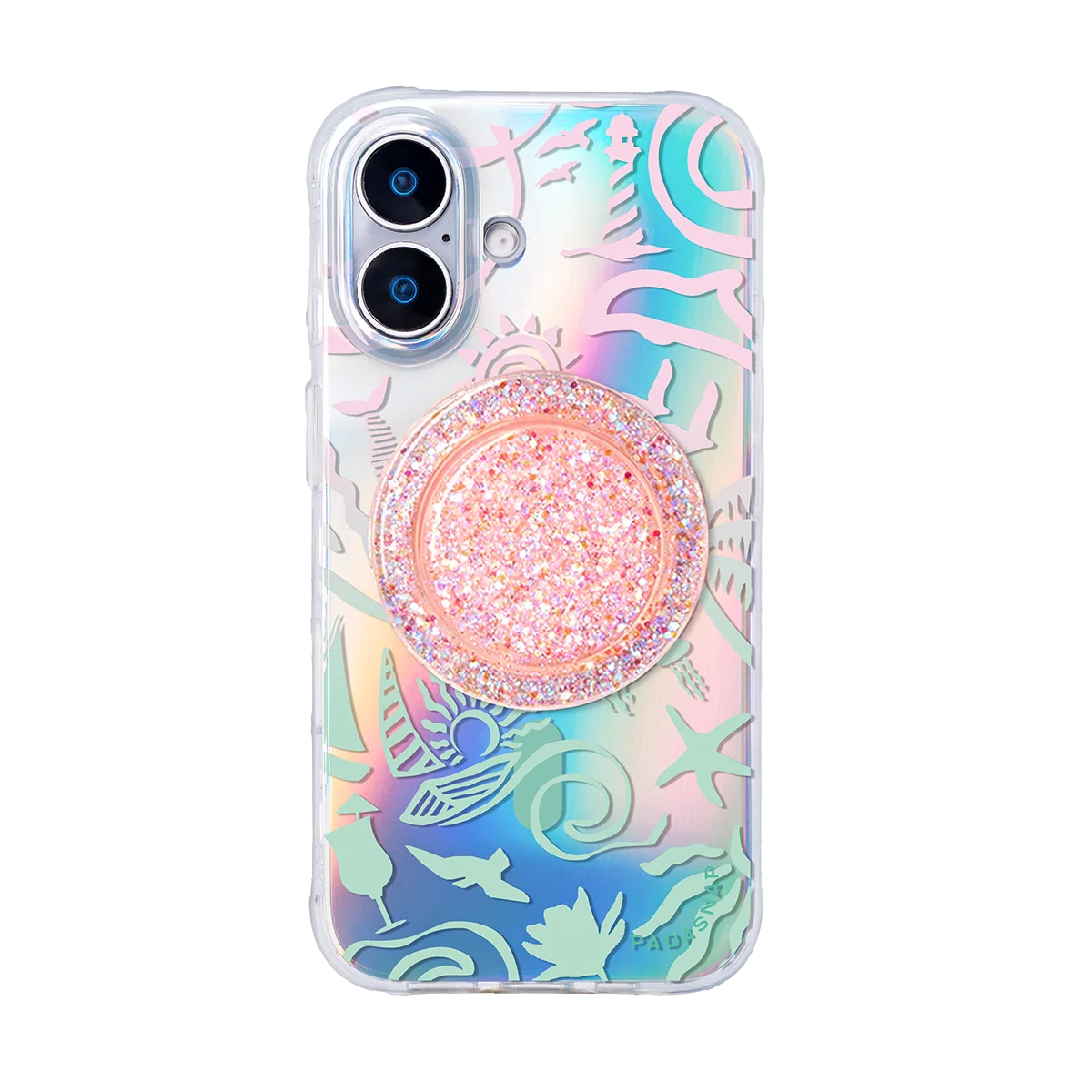 Tropic Holiday | Pink MagSafe Phone Case Grip Set