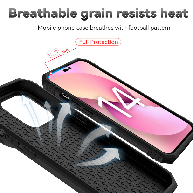 IPhone 17 Sergeant Push Window 2-in -1 Anti-fall Ring Protective Cover