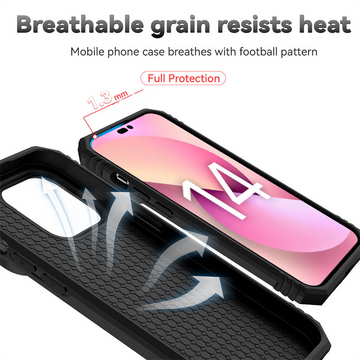 IPhone 17 Sergeant Push Window 2-in -1 Anti-fall Ring Protective Cover