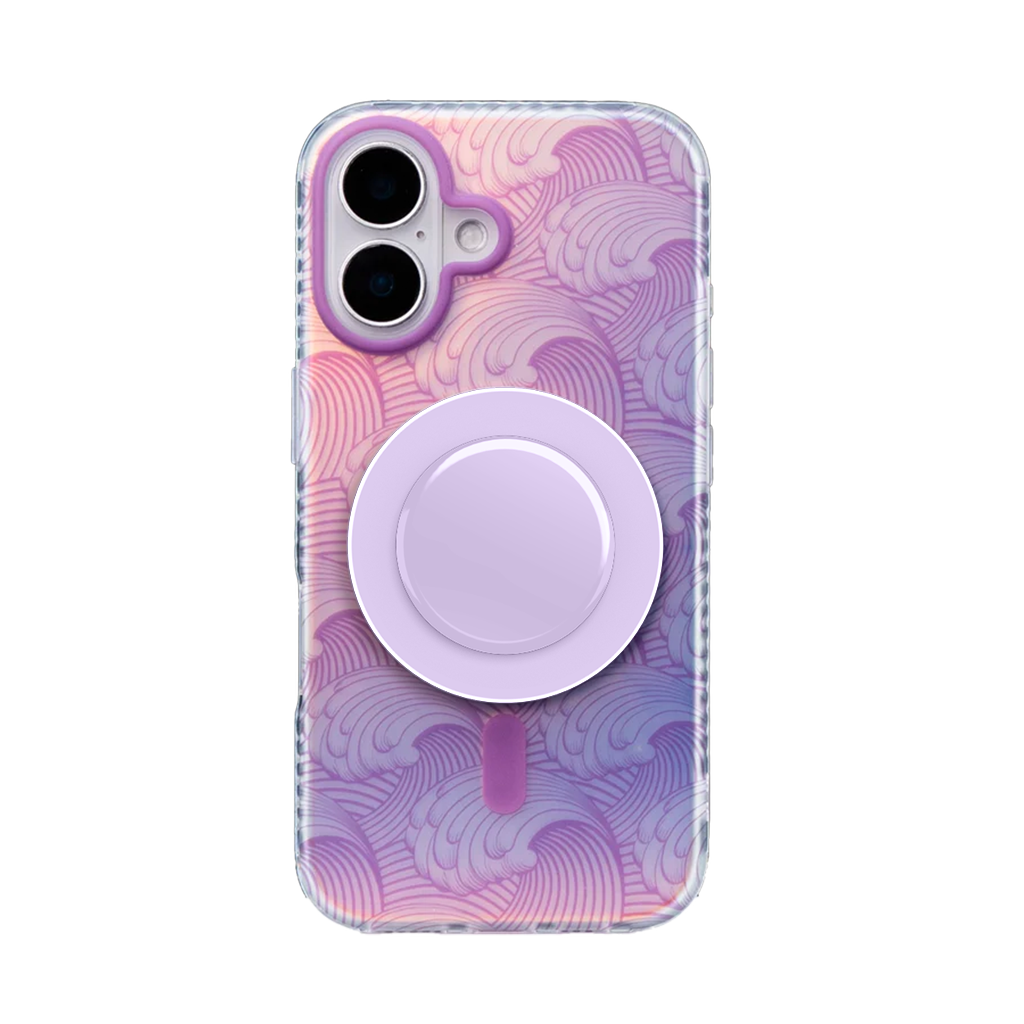Sea Vibe | Purple MagSafe Phone Case Grip Set