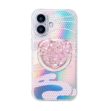 GeoFlow | Pink MagSafe Phone Case Grip Set