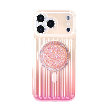 Aurora Valise | Pink MagSafe Phone Case Grip Set