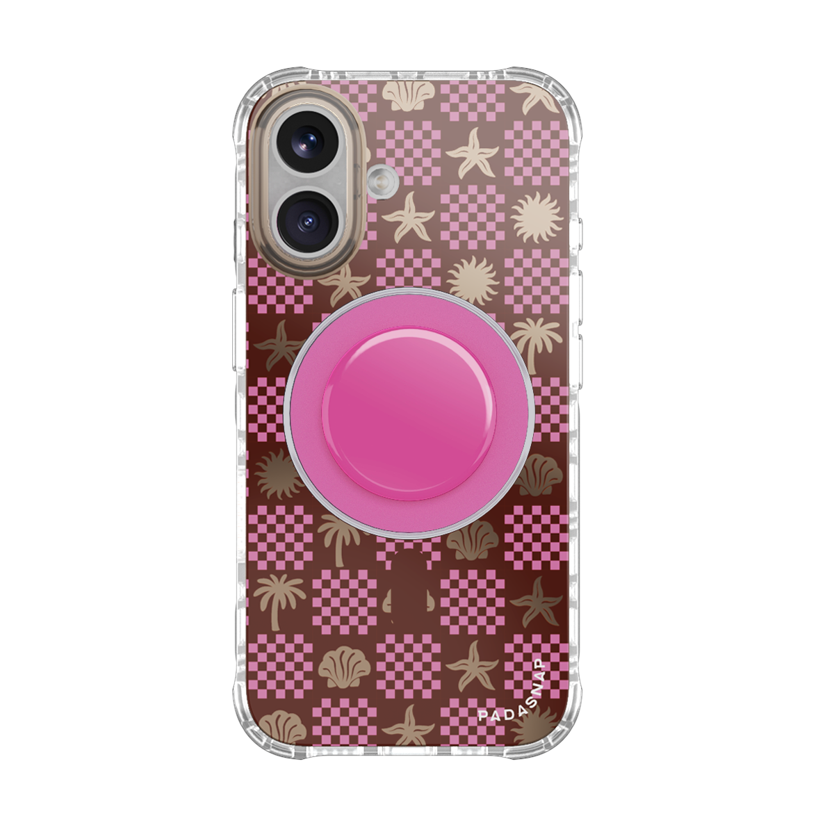 MochaTide | Pink MagSafe Phone Case Grip Set