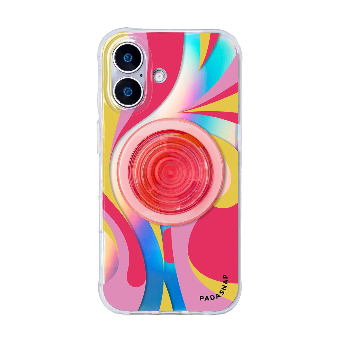 Luminous Strokes | Red MagSafe Phone Case Grip Set