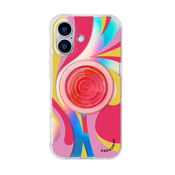 Luminous Strokes | Red MagSafe Phone Case Grip Set