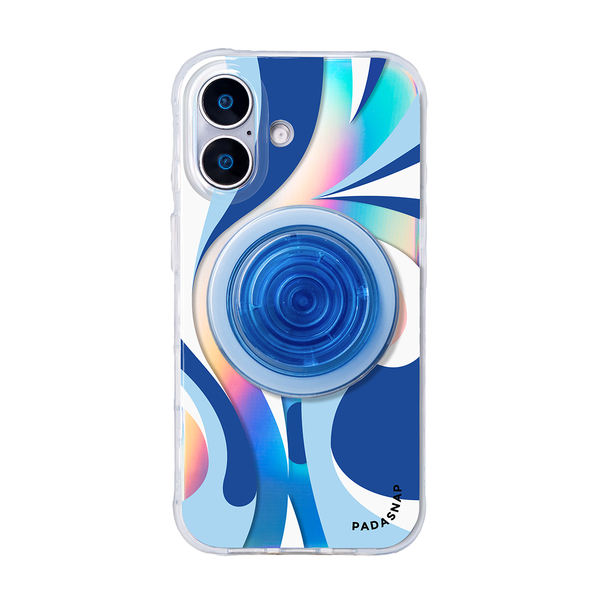 Luminous Strokes | Blue MagSafe Phone Case Grip Set