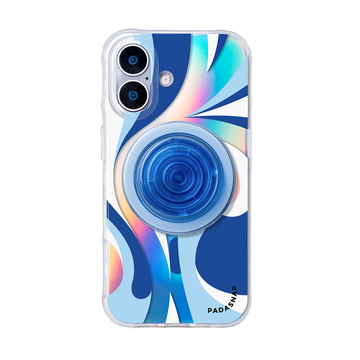 Luminous Strokes | Blue MagSafe Phone Case Grip Set