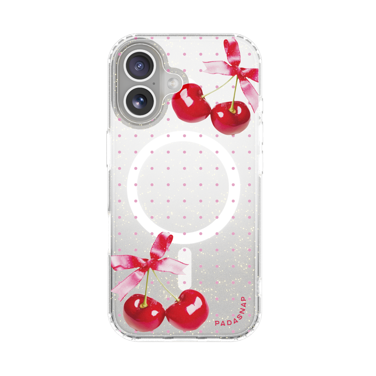Cherry Ribbon | MagSafe Phone Case