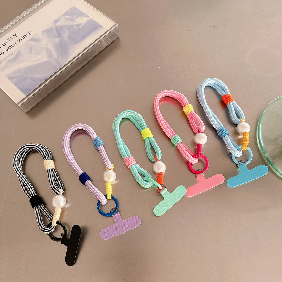 Pearl Dopamine | StripeLoom Phone Charm